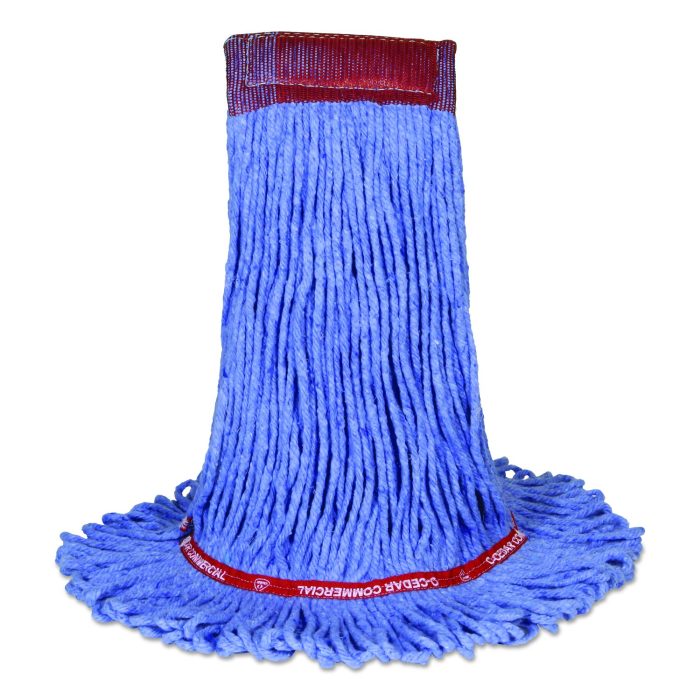 15089344 MaxiClean Loop-End Mop, Cotton/Synthetic, 24 oz, Blue - Image 1