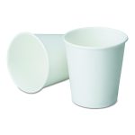 7530006414517, SKILCRAFT Hot Beverage Cups, 12 oz, Paper, White with Logo, 1,000/Box
