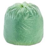 8105015574983, SKILCRAFT High Density Coreless Roll Can Liners, 33 gal, 12 mic, 33" x 40", Natural, Perforated Roll, 250/Box