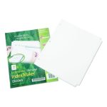 7530016006982, SKILCRAFT Avery Index Maker Dividers, 8-Tab, 11 x 8.5, White, 5 Sets