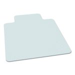 7220016568329, SKILCRAFT Biobased Chairmat for Low to Medium Pile Carpeted Floors, Rectangular with Lip, 46" x 60", Clear