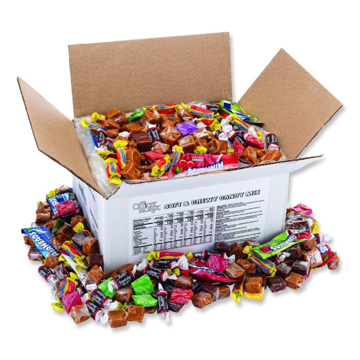 835876 Candy Assortments, Soft and Chewy Candy Mix, 5 lb Carton - Image 1