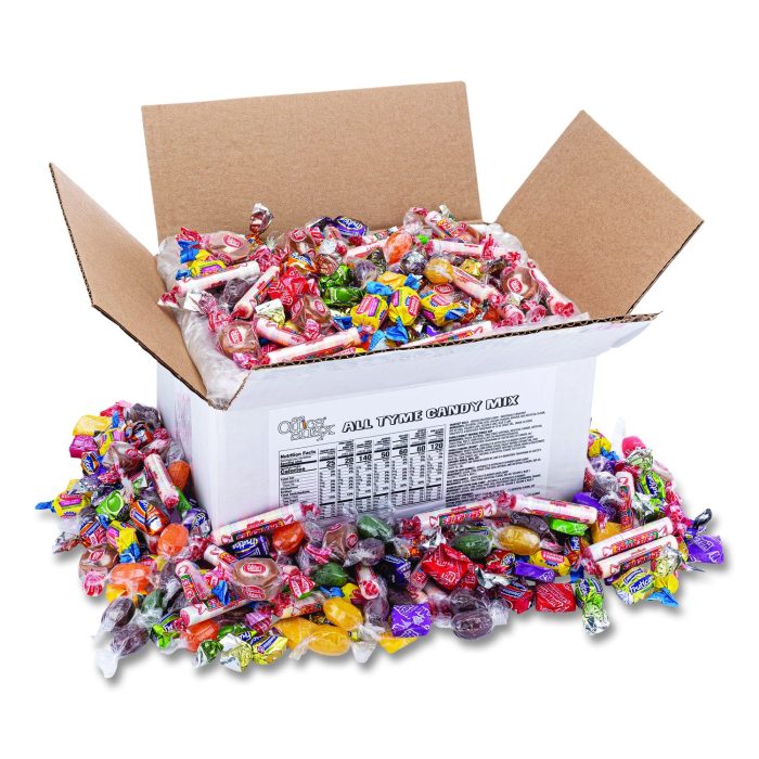 835862 Candy Assortments, All Tyme Candy Mix, 5 lb Carton - Image 1