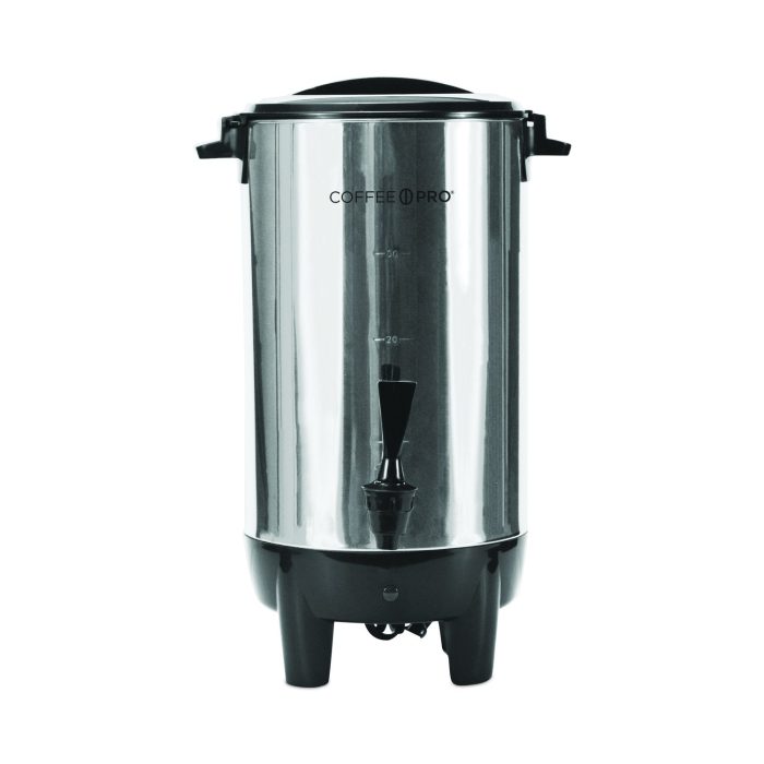 770963 30-Cup Percolating Urn, Stainless Steel - Image 1