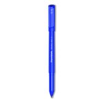 Write Bros. Ballpoint Pen, Stick, Bold 1.2 Mm, Blue Ink, Blue Barrel, Dozen
