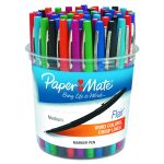 Point Guard Flair Felt Tip Porous Point Pen, Stick, Bold 1.4 Mm, Assorted Ink And Barrel Colors, 48/pack