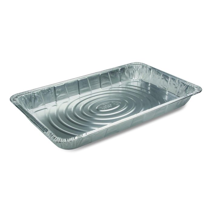 15046897 Aluminum Steam Table Pan, Full-Size Medium, 2.2" Deep, 19.6 x 11.6, 40/Carton - Image 1