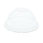 EarthChoice Strawless RPET Lid, Dome Lid, Fits 12 oz to 24 oz "B" Cups, Plastic, Clear, 1,020/Carton