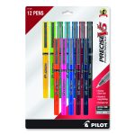 Precise V5 Rollerball Pen, Stick, Fine 0.5 mm, Assorted Ink and Barrel Colors, Dozen