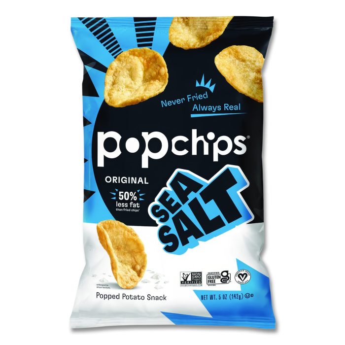 15107245 Potato Chips, Sea Salt Flavor, 0.8 Oz Bag, 24/carton - Image 1