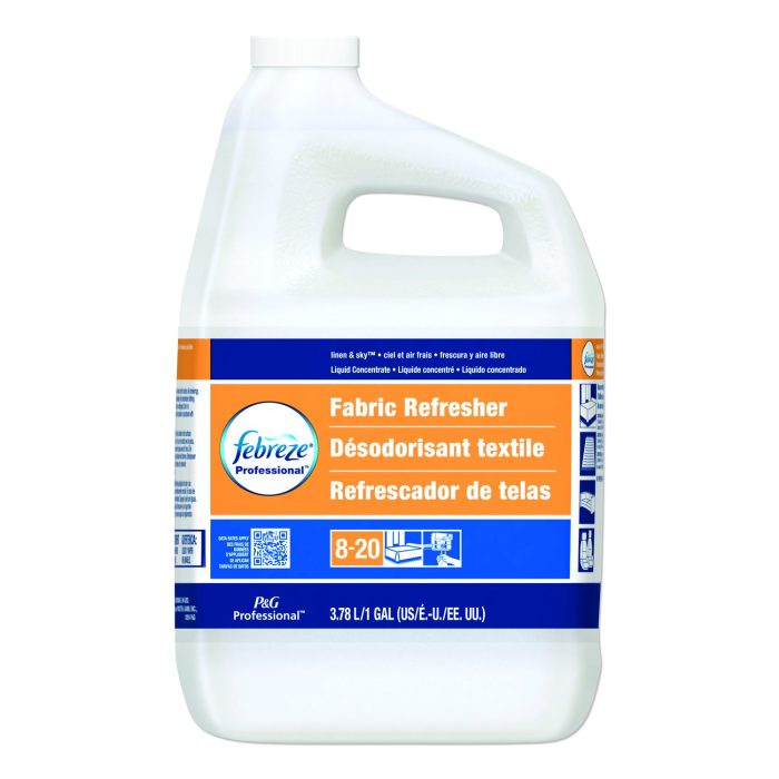 640101 Professional Deep Penetrating Fabric Refresher, Linen And Sky, 1 Gal Closed-Loop Plastic Jug, 2/carton - Image 1