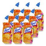 Clinging Gel Brand New Day Toilet Bowl Cleaner, Mango and Hibiscus, 24 oz Angle-Neck Bottle, 9/Carton