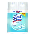 Disinfectant Spray, Crisp Linen Scent, 12.5 oz Aerosol Spray, 2/Pack, 6 Pack/Carton