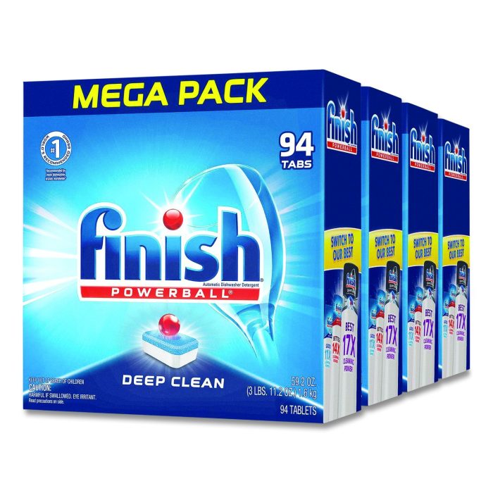 874575 Powerball Dishwasher Tabs, Fresh Scent, 94/Box - Image 1