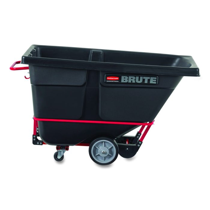 873455 1 cu yd BRUTE Rotomolded Tilt Truck, 1,250 lb Capacity, Black - Image 1