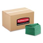 Microfiber Cleaning Cloths, 12 X 12, Green, 24/pack