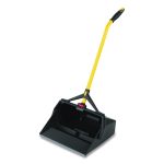 Maximizer Wet/Dry Debris Pan, 16.88 x 29, 29" Handle, Plastic, Yellow/Black