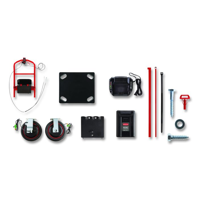 848633 Motorized Kit For 30" X 60" Platform Trucks, Large, Dc Motor, 60 V Lithium-Ion Battery, 0.5 Mph To 3 Mph, Black/red - Image 1