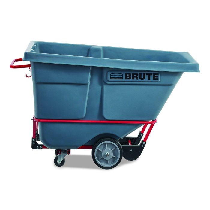 887201 0.5 cu yd BRUTE DURATILT Frame Tilt Truck, Heavy Duty, 1,400 lb Capacity, Gray - Image 1