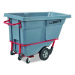 0.5 cu yd BRUTE DURATILT Frame Tilt Truck, Standard Duty, 850 lb Capacity, Gray