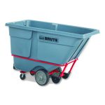 1 cu yd BRUTE DURATILT Frame Tilt Truck, Heavy Duty, 2,100 lb Capacity, Gray