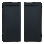 Locking Door Kit, for Rubbermaid Commercial 2202581/2202527/2202585, Resin, Black