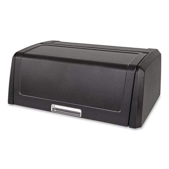 15185464 Locking Security Hood for Housekeeping Carts, Plastic, Black - Image 1