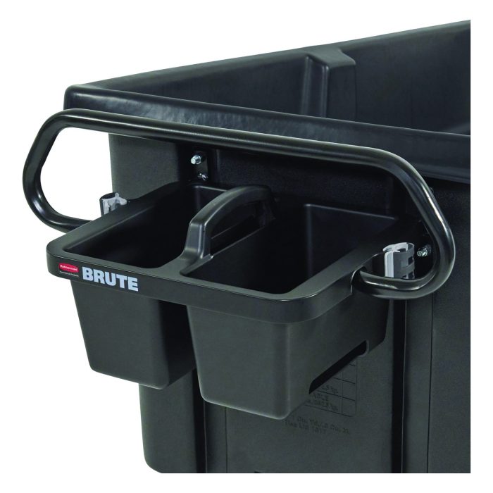 15133328 BRUTE Ergonomic Rotomolded Tilt Truck Handle and Caddy, 25.45 x 12.82 x 15, Black - Image 1