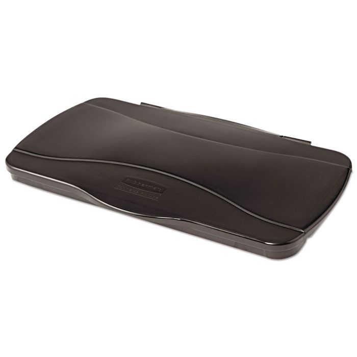 282055 Hinged Lid For Vented Slim Jim, 20.38w X 11.38d X 2.75h, Black - Image 1