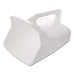 Bouncer Bar/Utility Scoop, 64 oz, Plastic, White