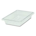Food/Tote Boxes, 5 gal, 12 x 18 x 9, Clear, Plastic