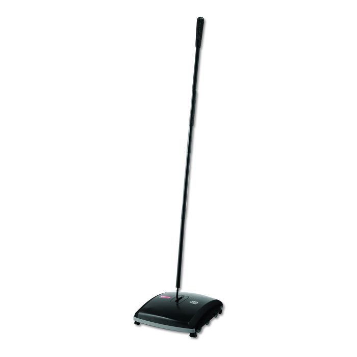 580896 Dual Action Sweeper, 44" Steel/plastic Handle, Black/yellow - Image 1