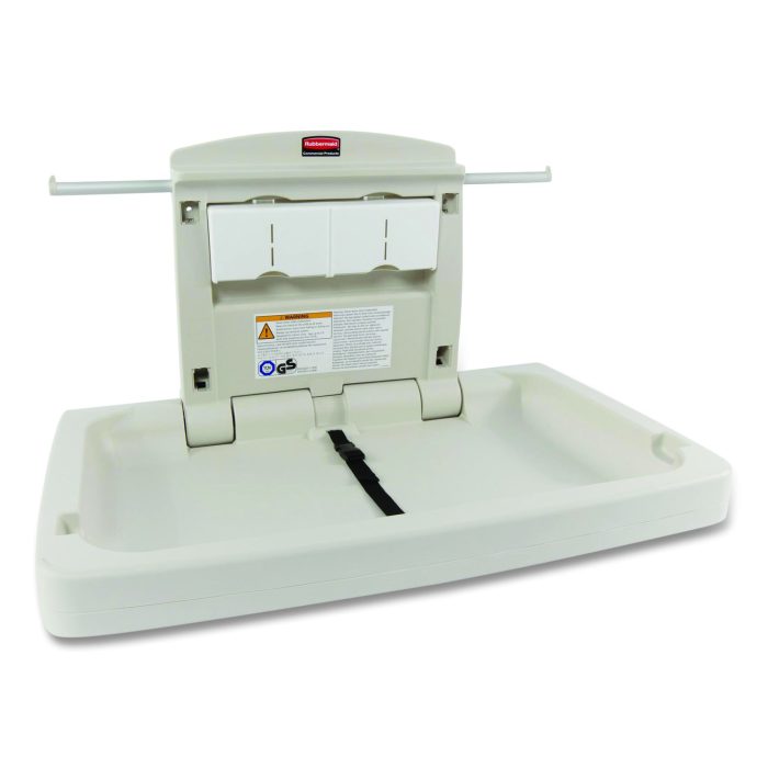 15146199 Sturdy Station 2 Baby Changing Table, 33.5 X 21.5, Platinum - Image 1