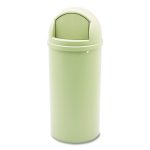 Marshal Classic Container, 15 gal, Plastic, Beige
