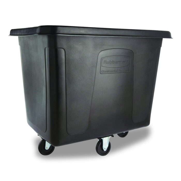 15142400 Cube Truck, 119.7 gal, 500 lb Capacity, Plastic/Metal, Black - Image 1