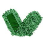 Dust Mop Heads, 36', Looped End, Microfiber