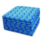 Hygen Microfiber Cleaning Cloths, 16 X 16, Blue, 12/carton