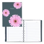 Notepro Notebook, 1-Subject, Medium/college Rule, Pink/gray Cover, (75) 9.25 X 7.25 Sheets