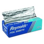 Pop-Up Interfolded Aluminum Foil Sheets, 10.75 x 12, 500/Box