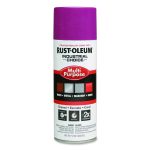 Industrial Choice 1600 System Multi-Purpose Enamel Spray Paint, Gloss Purple, 12 oz Aerosol Can, 6/Carton