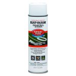 Industrial Choice Athletic Field Inverted Striping Paint, Flat Athletic Inverted White, 17 oz Aerosol Can, 12/Carton