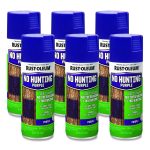 Specialty No Hunting Purple Spray Paint, Flat No Hunting Purple, 12 oz Aerosol Can, 6/Carton