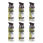 Universal Premium Spray Paint, Flat Amber, 12 oz Aerosol Can, 6/Carton