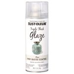 Specialty Triple Thick Glaze Spray Paint, High Gloss Clear, 12 oz Aerosol Can, 6/Carton