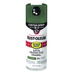 Stops Rust 5-in-1 Spray Paint, Satin Earthy Green, 12 oz Aerosol Can