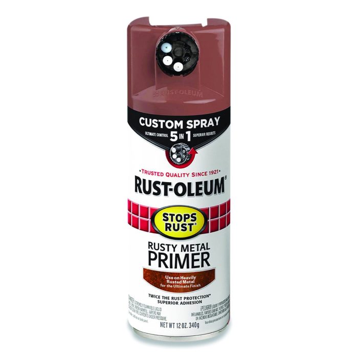 15038551 Stops Rust 5-in-1 Spray Paint, Rusty Metal, 12 oz Aerosol Can - Image 1