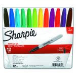 Fine Tip Permanent Marker, Fine Bullet Tip, Assorted Colors, 12/set
