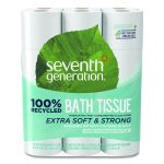 100% Recycled Bathroom Tissue, Septic Safe, 2-Ply, White, 240 Sheets/Roll, 24 Rolls/Pack, 2 Packs/Carton