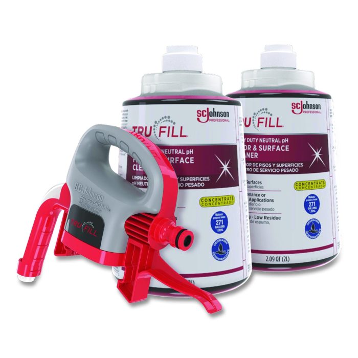 15036919 TruFill Starter Pack, Fresh Scent, Two 2 L Cartridges, One Dispenser Head - Image 1