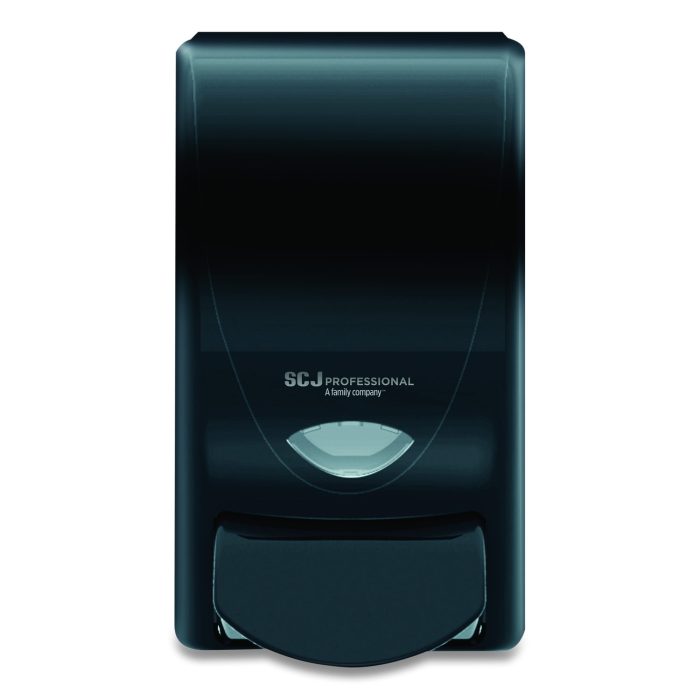 710480 Manual Skincare Dispenser, 1 L, 4.61 x 4.92 x 9.25, Black - Image 1
